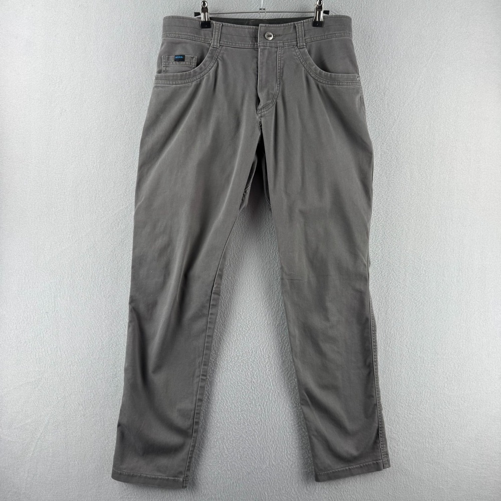 Kuhl Pants Mens 32x32 (Fits 32x31) Gray Cotton Revolt Outdor Flex